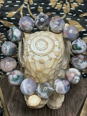 HQ  Monet Ocean Jasper 14mm